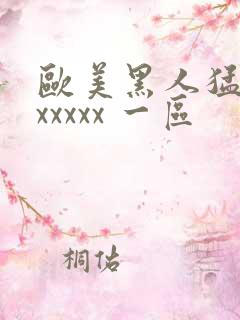 欧美黑人猛交 xxxxx 一区