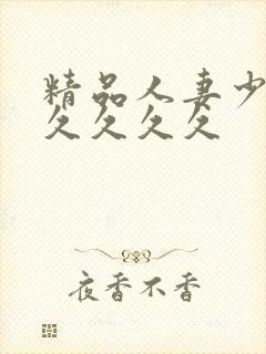 精品人妻少妇久久久久久