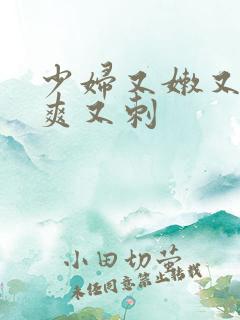 少妇又嫩又紧又爽又刺