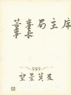 董事局主席与董事长