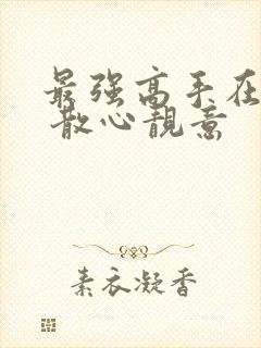 最强高手在都市 散心靓意