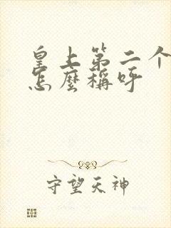 皇上第二个老婆怎么称呼