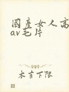 国产女人高潮的av毛片