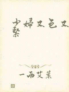 少妇又色又爽又紧