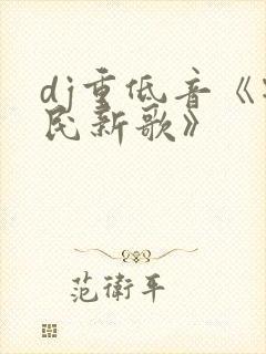 dj重低音《牧民新歌》