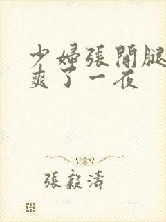 少妇张开腿让我爽了一夜