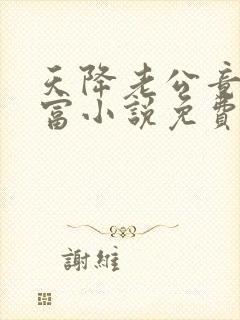 天降老公竟是首富小说免费观看