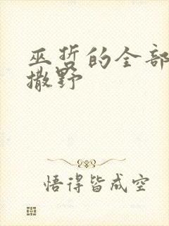 巫哲的全部小说撒野