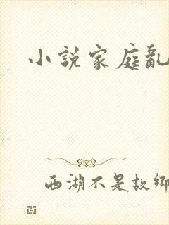 小说家庭乱性