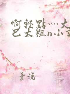 啊轻点灬大ji巴太粗n小说