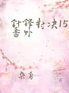 针锋对决15个番外