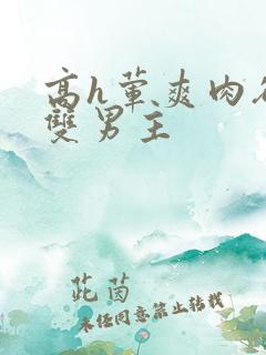 高h荤爽肉欲文双男主