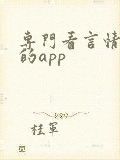 专门看言情小说的app