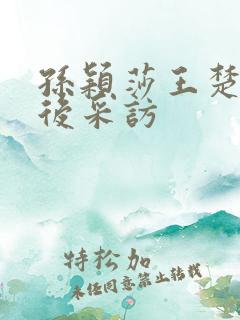 孙颖莎王楚钦赛后采访