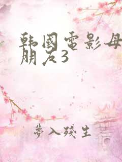 韩国电影母亲的朋友3