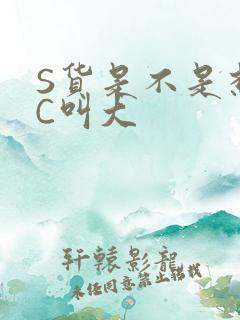 S货是不是想挨C叫大
