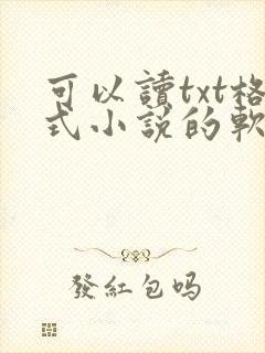 可以读txt格式小说的软件