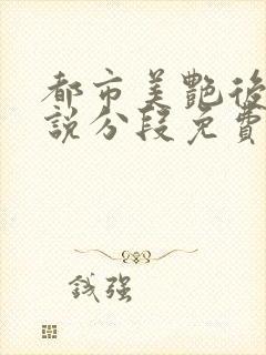 都市美艳后宫小说分段免费阅读