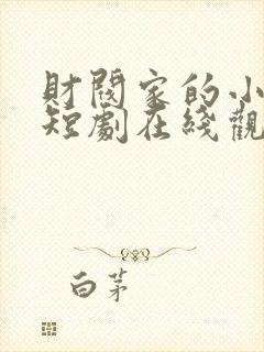 财阀家的小儿子短剧在线观看