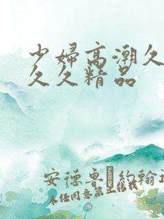 少妇高潮久久久久久精品