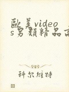 欧美videos另类精品高清
