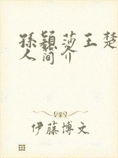 孙颖莎王楚钦个人简介