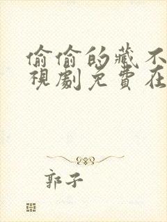 偷偷的藏不住电视剧免费在线