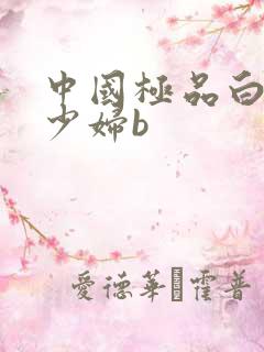 中国极品白嫩小少妇b