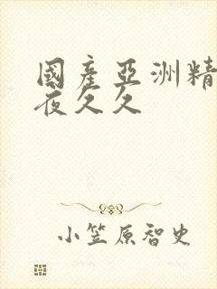 国产亚洲精品午夜久久