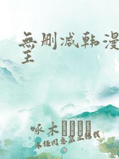 无删减韩漫双男主