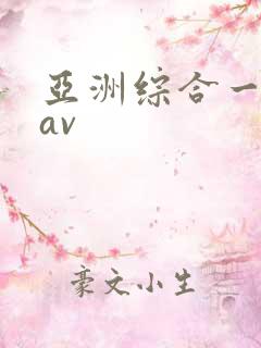 亚洲综合一区二av