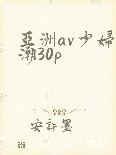 亚洲av少妇高潮30p