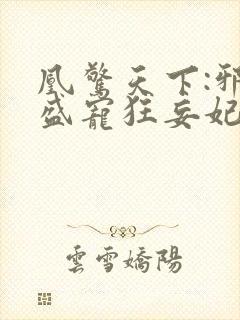 凰惊天下:邪王盛宠狂妄妃