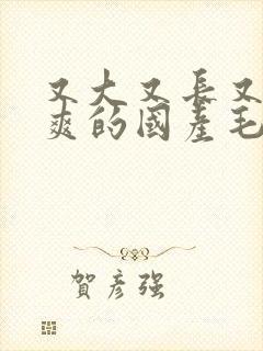 又大又长又粗又爽的国产毛片