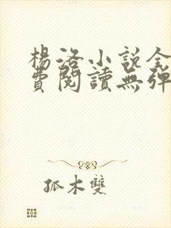 杨洛小说全文免费阅读无弹窗下载