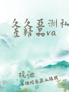 久久亚洲私人国产精品va