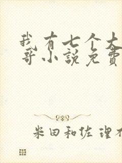 我有七个大佬哥哥小说免费阅读全部
