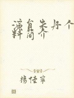 演员朱丹个人资料简介