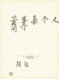 董事长个人经历简介