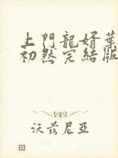 上门龙婿叶辰萧初然完结版