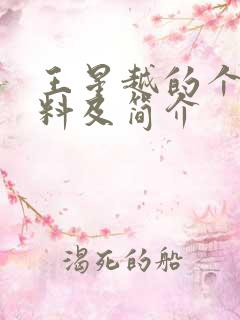 王星越的个人资料及简介