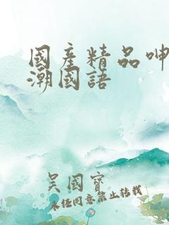 国产精品呻吟高潮国语