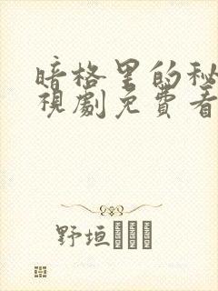 暗格里的秘密电视剧免费看完整版