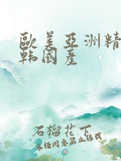 欧美亚洲精品日韩国产