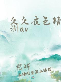 久久夜色精品亚洲av