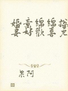 婚意绵绵总裁宠妻好欢喜免费阅读