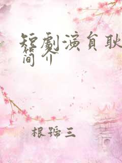 短剧演员耿致忻简介