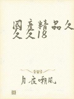 国产精品久久久久久18