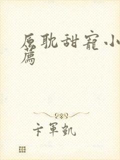 原耽甜宠小说推荐