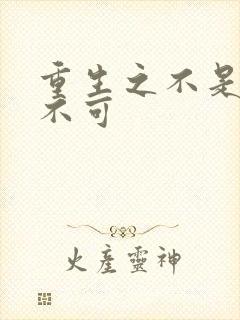 重生之不是非你不可